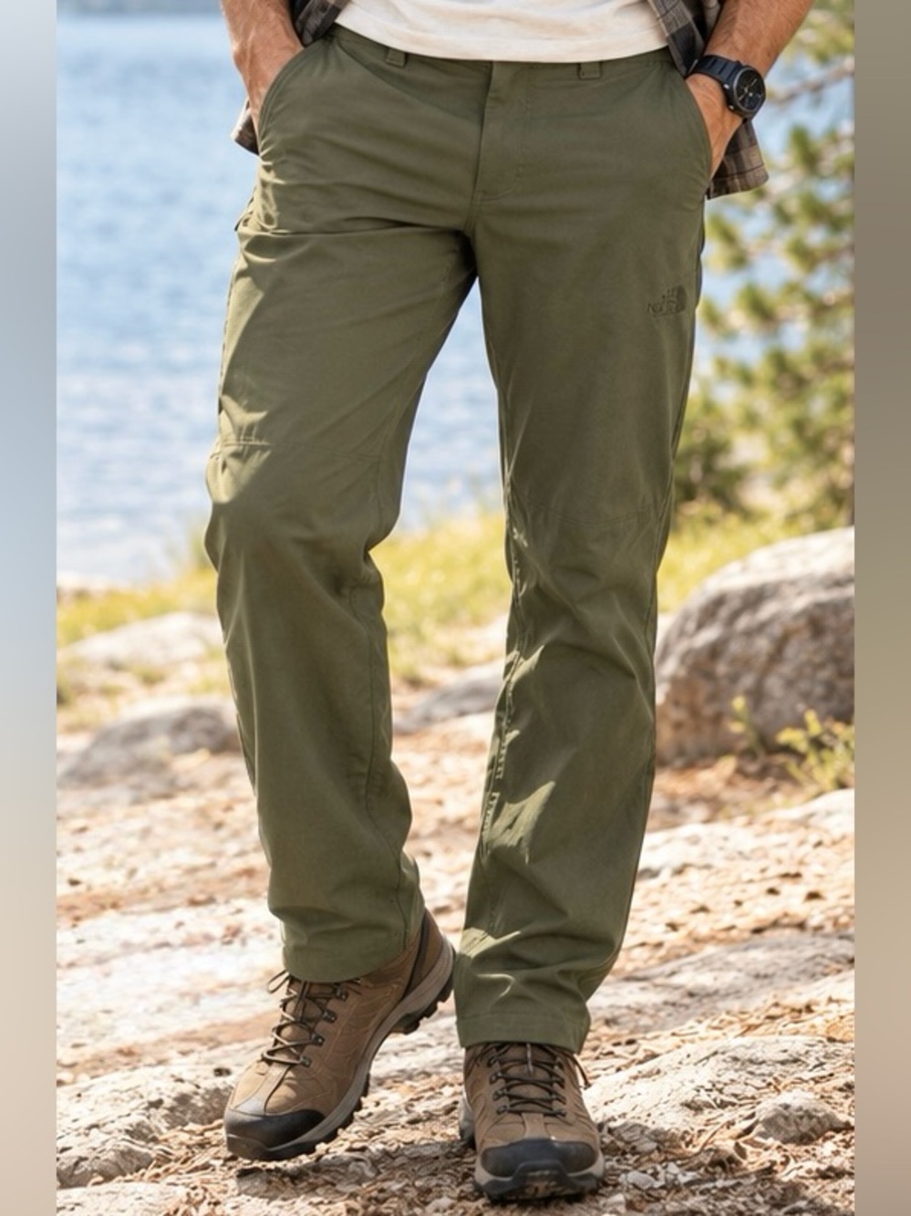 The North Face Solo Utility Pants Mens 34 Regular Olive NF0A7V84